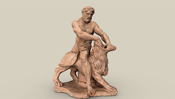 Herkules mit Nemeischen Löwen