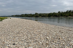 Niederösterreich 3D - Regelsbrunn - Niedrigwasser Donau